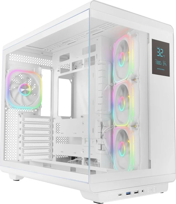 Mars Gaming MC-REVPRO White, Glasfenster