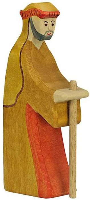 Goki Holztiger Hirte mit Stab 2