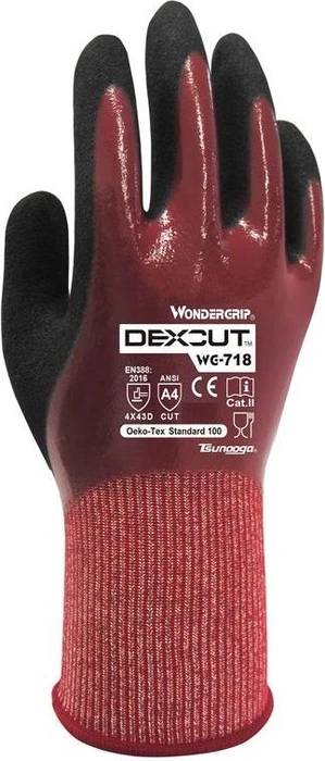Wonder Grip WG-718 Dexcut Arbeitshandschuhe 7/S
