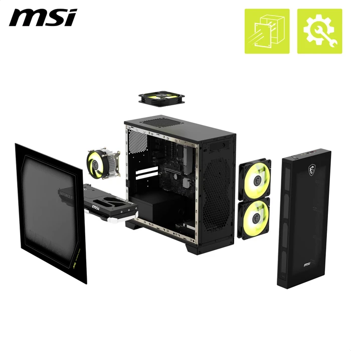 MSI MAG Infinite S AI 2nd 2NVL5-013EU, Core Ultra 5 225F, 16GB RAM, 1TB SSD, GeForce RTX 5060