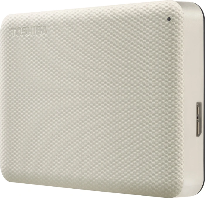 Toshiba Canvio Advance, beige, Light Beige, 4TB, USB 3.0 Micro-B