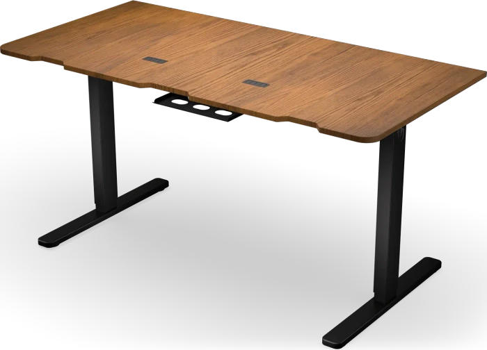 Endorfy Atlas L Electric elektrisch höhenverstellbarer Sitz-Steh-Schreibtisch 150x78cm Dark wood/schwarz