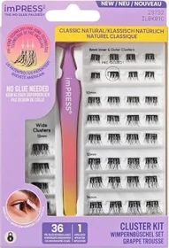 KISS imPRESS Falsche Wimpern 01 natural,     2 Stück