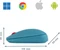 Leitz Cosy SureTrack kabellose Maus blau, USB/Bluetooth Vorschaubild
