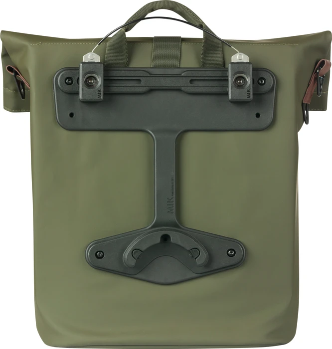 Basil City Shopper MIK Studs Gepäcktasche moss green