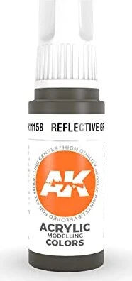 AK-Interactive 3rd Gen Acrylic Colors Acrylic Modelling Colors reflective green, 17ml