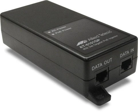 Allied Telesis Desktop Gigabit PoE-Injektor, 2x RJ-45, 30W PoE+