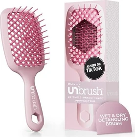 UNbrush Detangling Brush peony light pink