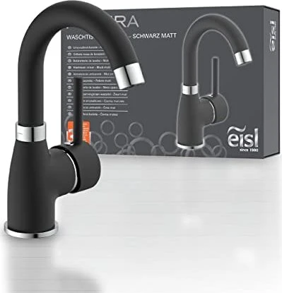 eisl Futura Einhand-Waschbeckenarmatur schwarz
