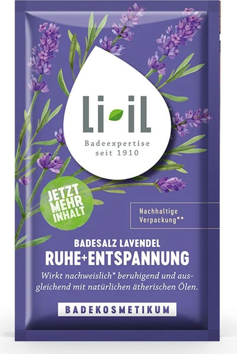 Li-iL Lavendel Ruhe + Entspannung Badesalz, 80g