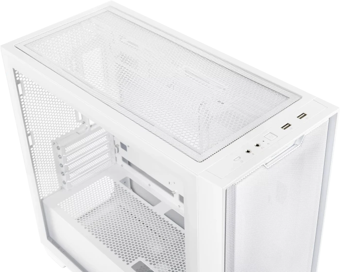 ASUS A21 White, weiß, Glasfenster