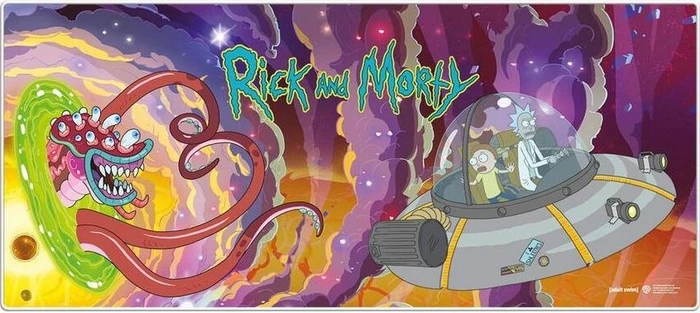 Pyramid International Rick and Morty Gaming Mousepad XXL, 900x400mm, Space Monster