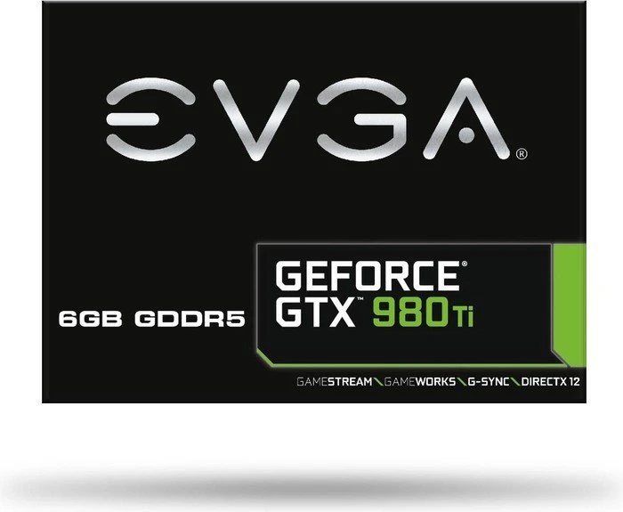 EVGA GeForce GTX 980 Ti, 6GB GDDR5, DVI, HDMI, 3x DP
