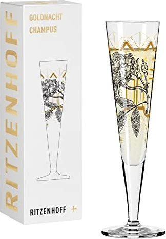 Ritzenhoff Goldnacht Champagnerglas von Lisa Hofgärtner 205ml