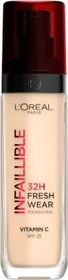 L'Oréal Infaillible 32H Fresh Wear Make-Up Foundation 015 porcelain LSF25, 30ml