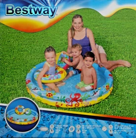 Bestway Clownfish Planschbecken Set rund 122x20cm