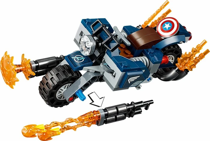 LEGO Marvel Super Heroes Spielset - Captain America: Outrider-Attacke