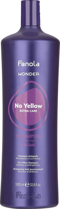 Fanola Wonder No Yellow Extra Care Shampoo, 1l