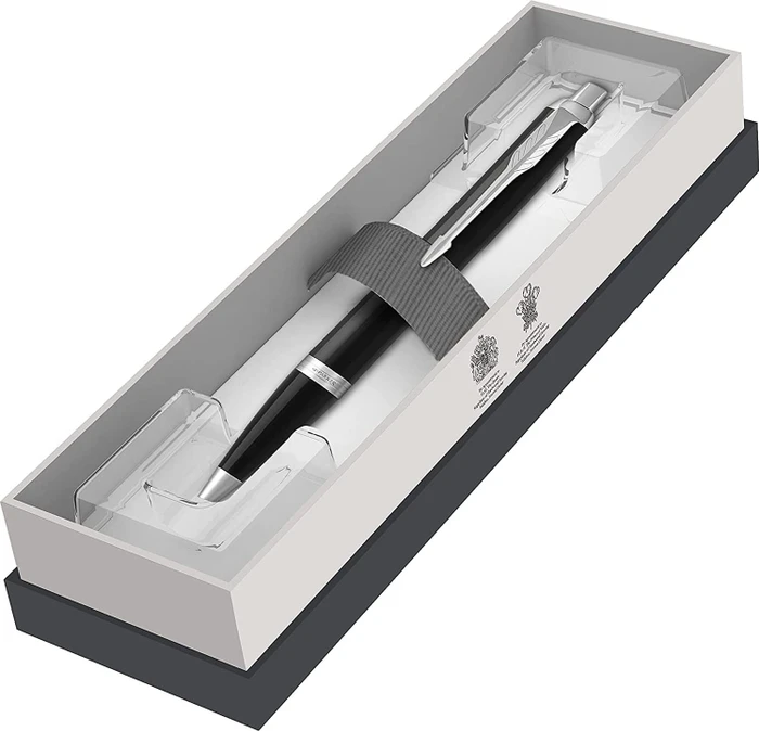 Parker IM Kugelschreiber matte black/chrome trim, Blister