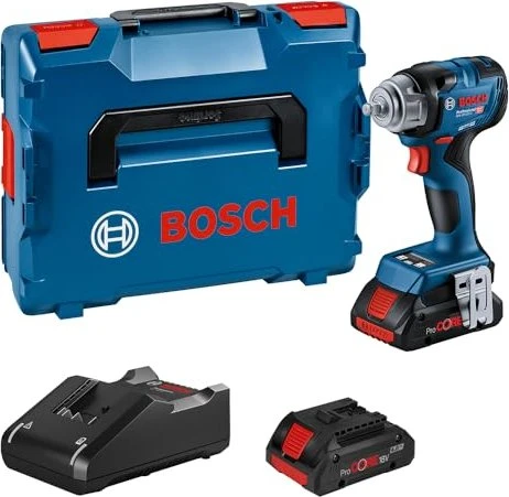 Bosch Professional GDS 18V-320 C Akku-Schlagschrauber inkl. L-Boxx + 2 Akkus 4.0Ah