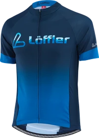Löffler Bike FZ Messenger Mid Trikot kurzarm deep water/indigo (Herren)