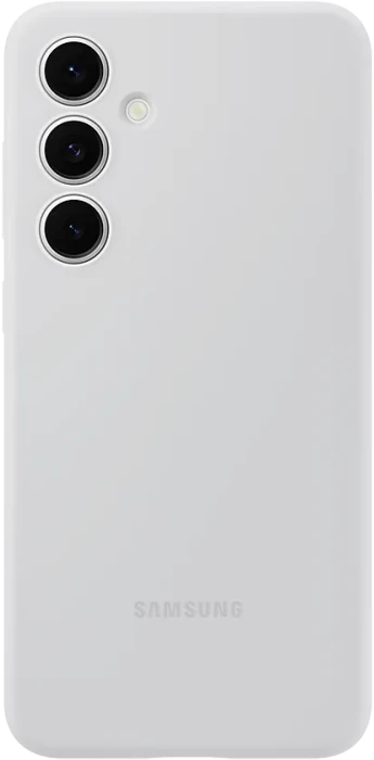 Samsung Silicone Case für Galaxy S24 FE grau