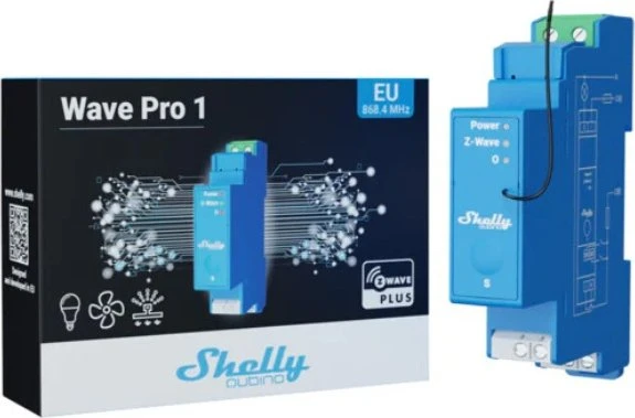 Shelly Qubino Wave Pro 1, 1-Kanal, 1TE REG, Schaltaktor