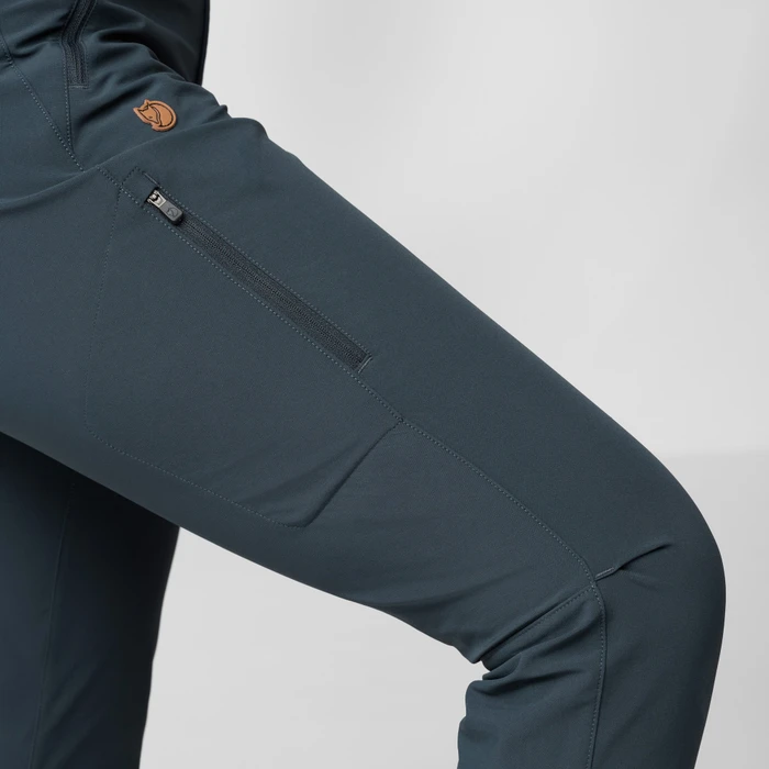 Fjällräven Abisko Trail Stretch Hose lang dark navy (Damen)