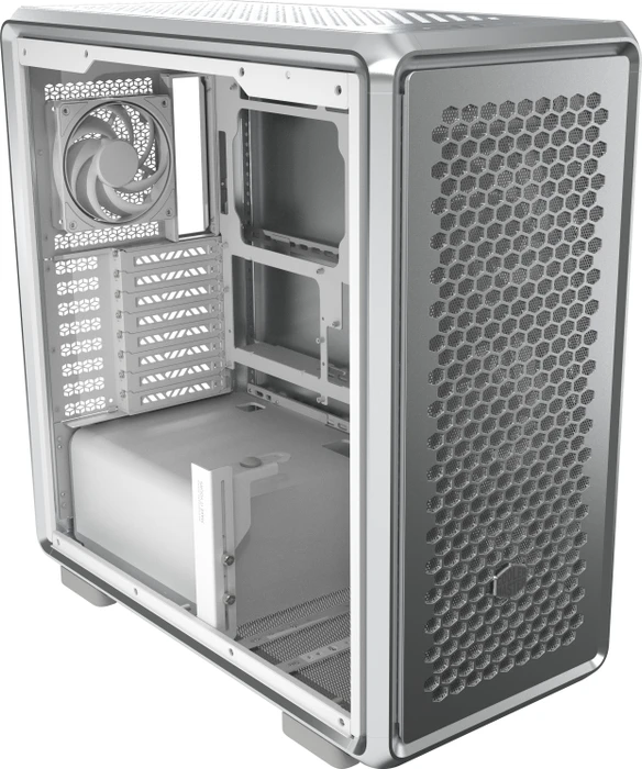 Cooler Master MasterFrame 600, silber, Glasfenster