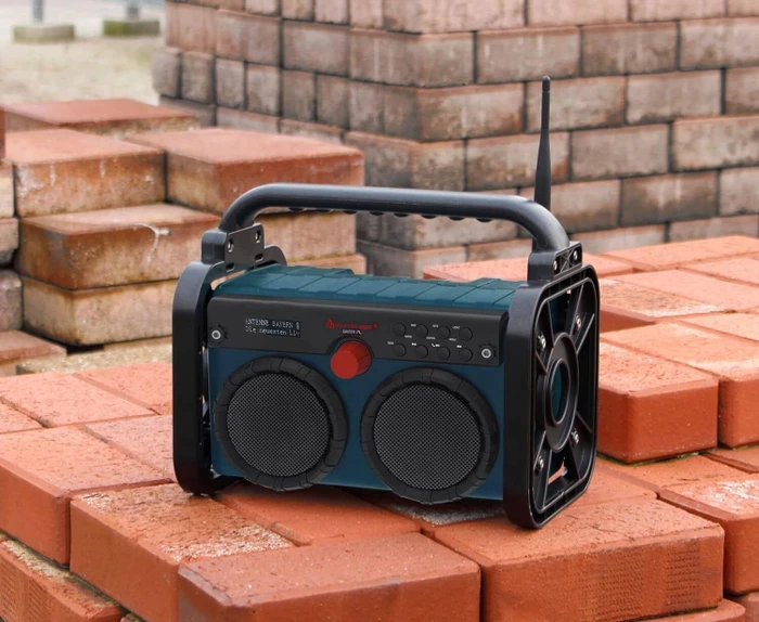 Soundmaster DAB85BL Akku-/Elektro-Baustellenradio