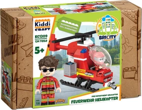 Kiddicraft Bricity Feuerwehr Helikopter