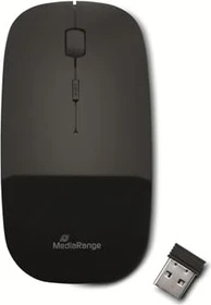 MediaRange Wireless Silent Mouse schwarz, USB (MROS215)