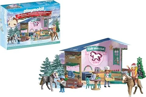 playmobil Horses of Waterfall - Adventskalender Weihnachtsbacken im Reitercafé
