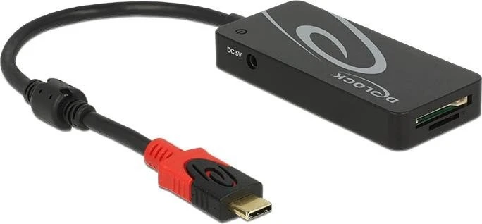 DeLOCK USB-C Hub, schwarz, USB-C 3.0