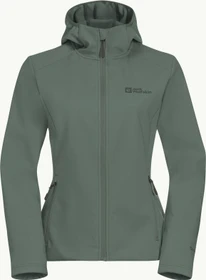 Jack Wolfskin Bornberg Hoody Funktionsjacke hedge green (Damen)