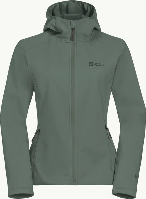 Jack Wolfskin Bornberg Hoody Funktionsjacke hedge green (Damen)