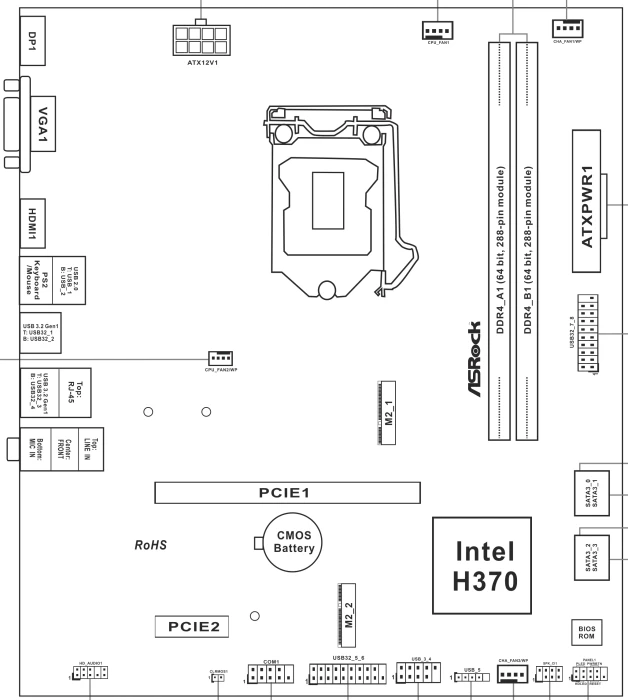 ASRock H410M-H/M.2 SE (Intel 1200)
