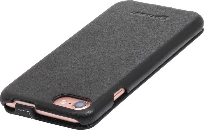 Stilgut UltraSlim Nappa für Apple iPhone 7 schwarz