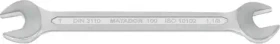 Matador 0100 Doppelmaulschlüssel zöllig, 1"x1.1/8"x282mm