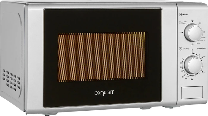 Exquisit MW 900-030G Mikrowelle mit Grill silber