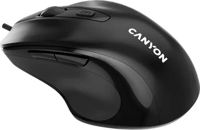 Canyon M-6 Wired Mouse, schwarz, USB