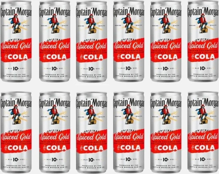 Captain Morgan Spiced Gold & Cola 250ml