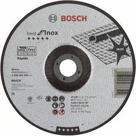 Bosch Professional A46VBF Best for Inox Trennscheibe, 180x1.6x22.23mm, 1 Stück