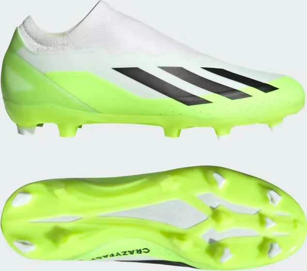 adidas X Crazyfast.3 LL FG cloud white/core black/lucid lemon
