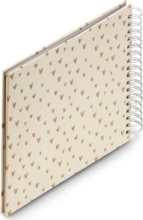 Hama Spiralalbum 28x24, 50 weiße Seiten, Lovely Beige