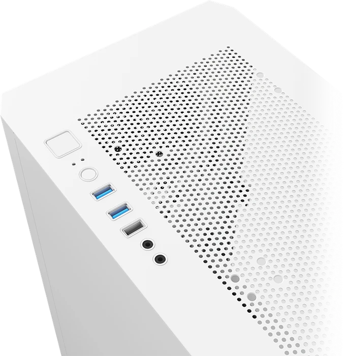 Montech Air 100 Lite, weiß, Glasfenster