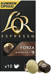 Douwe Egberts L'OR Espresso Forza Nespresso Kaffeekapseln, 10 Stück