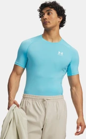 Under Armour HeatGear Armour Funktionsshirt kurzarm fresco blue/white (Herren)