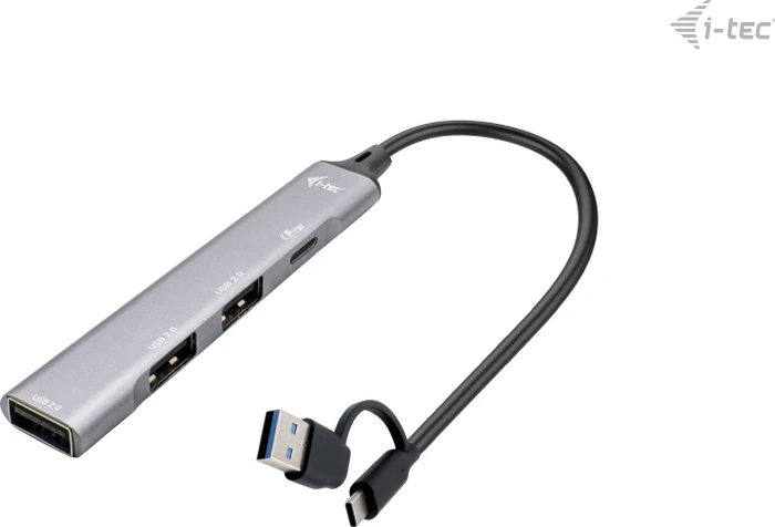 i-tec USB-A/USB-C Metal HUB 1x USB-C 3.1 + 3x USB 2.0