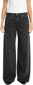 Replay Amelye Wide Leg Fit Jeans schwarz (Damen)